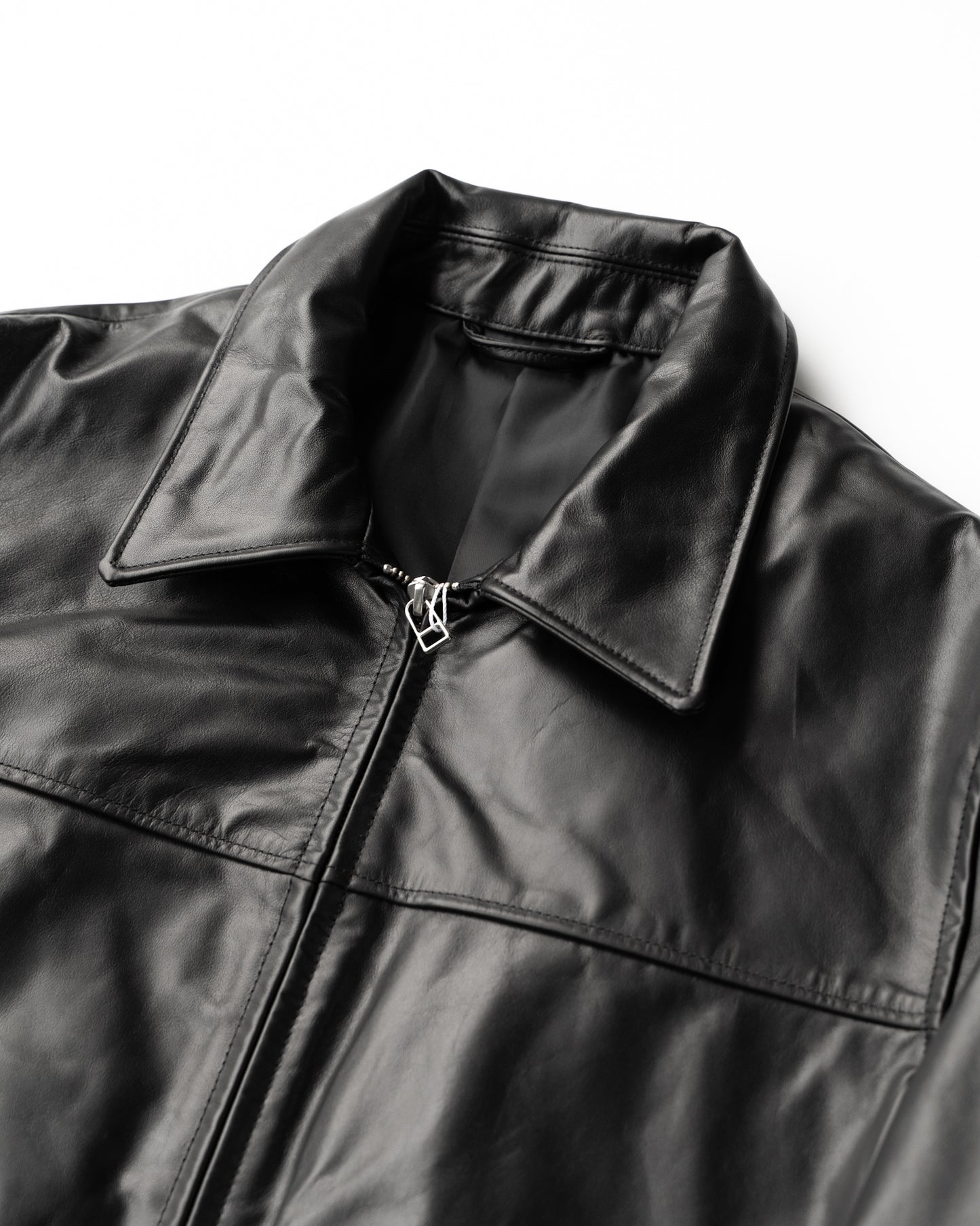 LEATHER JACKET - BLACK