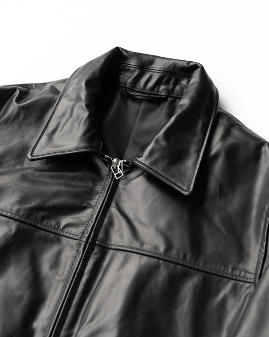 LEATHER JACKET - BLACK
