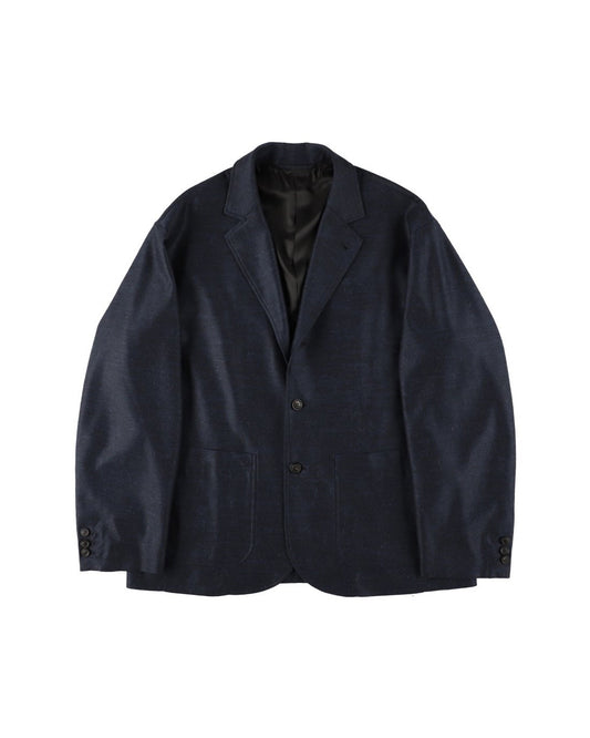 24G MOHAIR 3B JACKET - NAVY