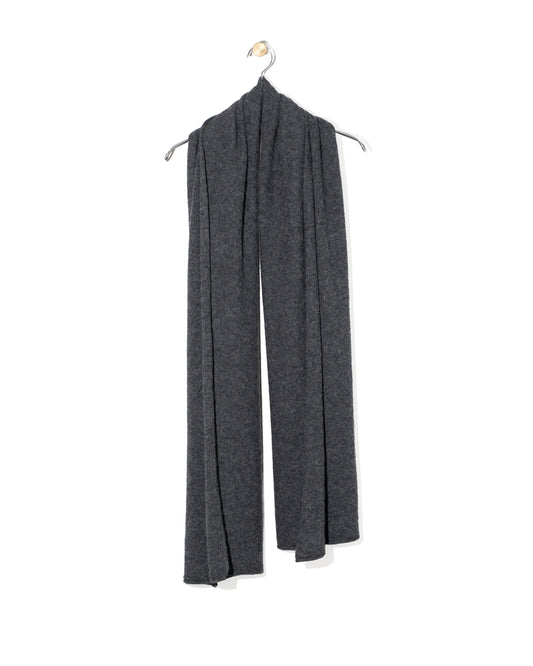BABY ALPACA MUFFLER - GRAY