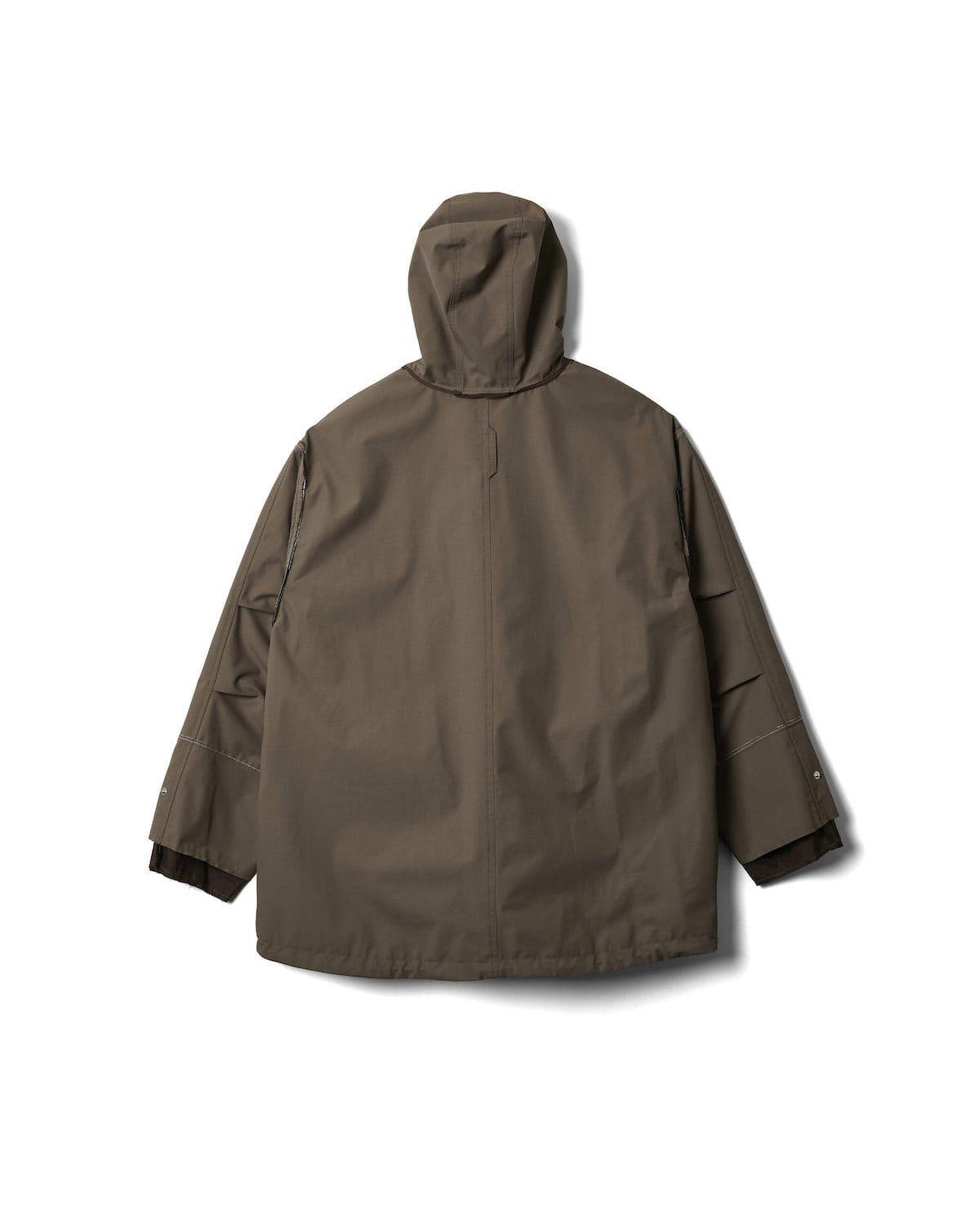 REIMAGINED POSTMAN HOODED JACKET - BROWN