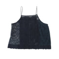 REMAKE LACE CAMI - BLACK