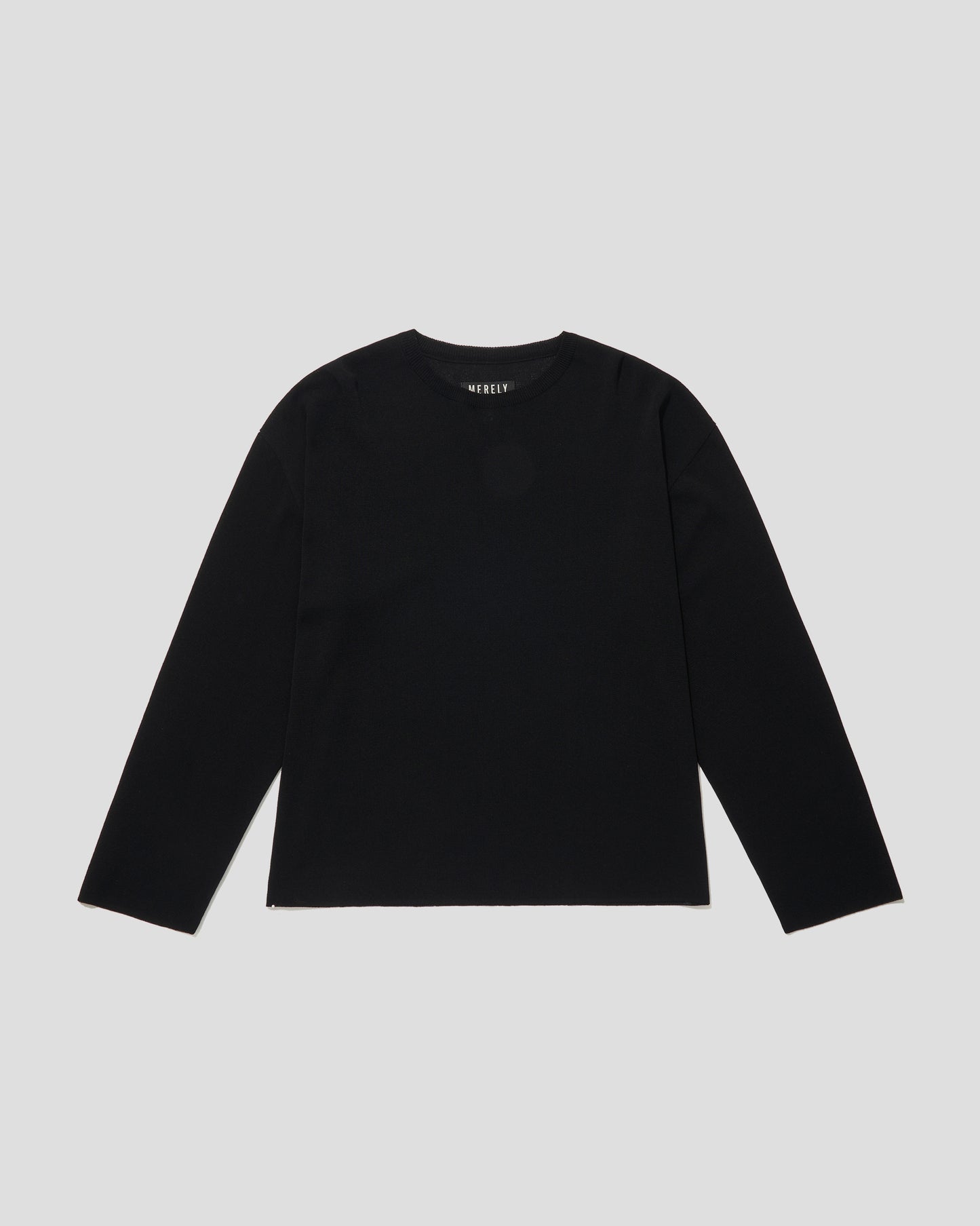 WIDE SLEEVE SEUNGMU KNIT - INK BLACK