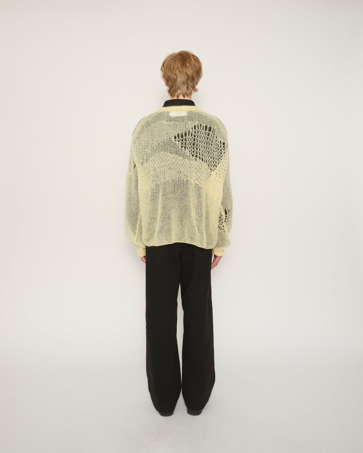 MOHAIR CREW NECK SWEATER - MINT