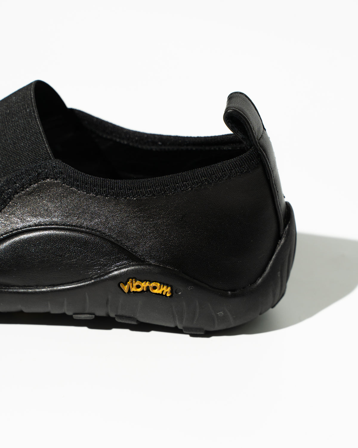 LEATHER VIBRAM BALLET SHOES - BLACK