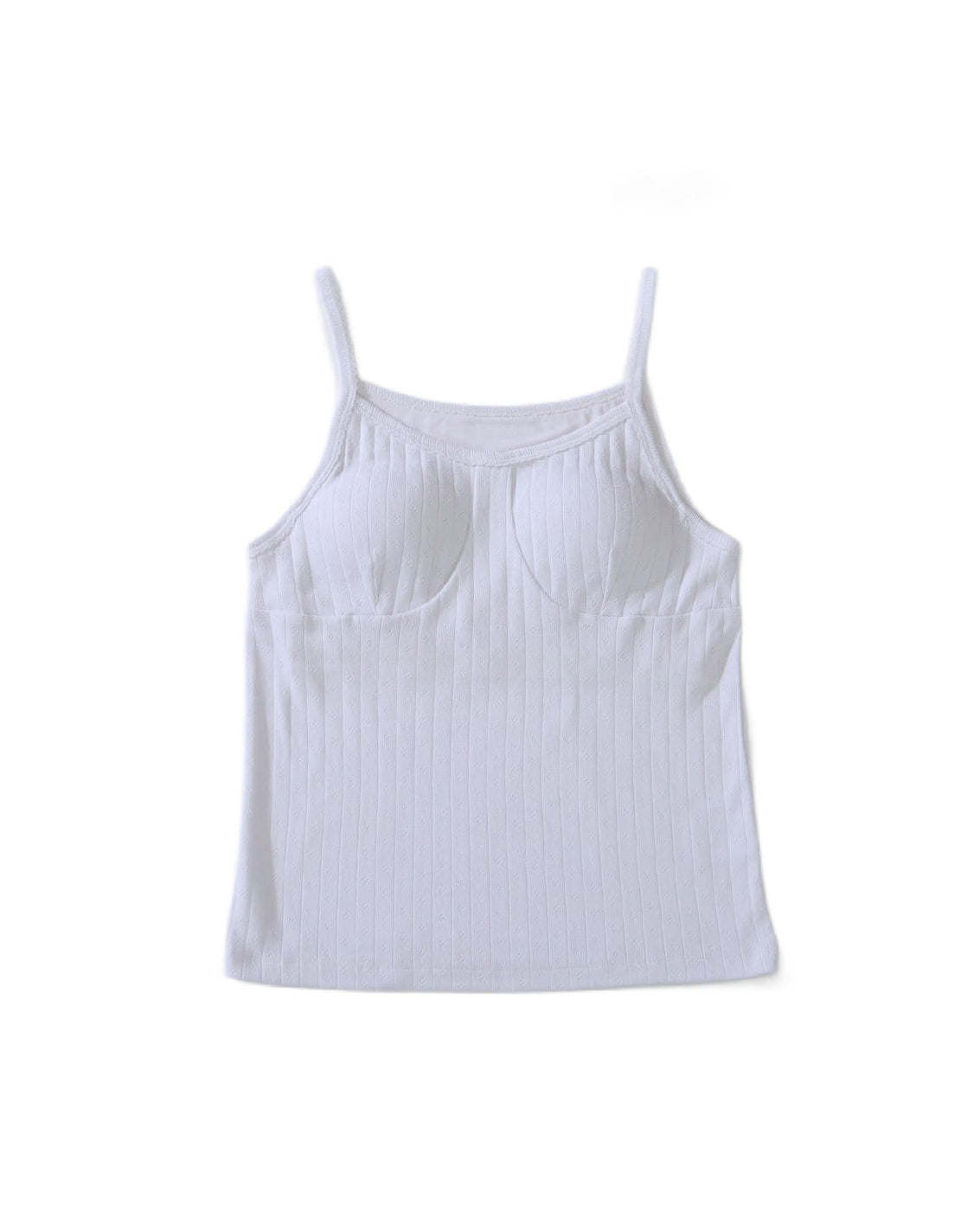 PICO STRAP CUP CAMI - WHITE