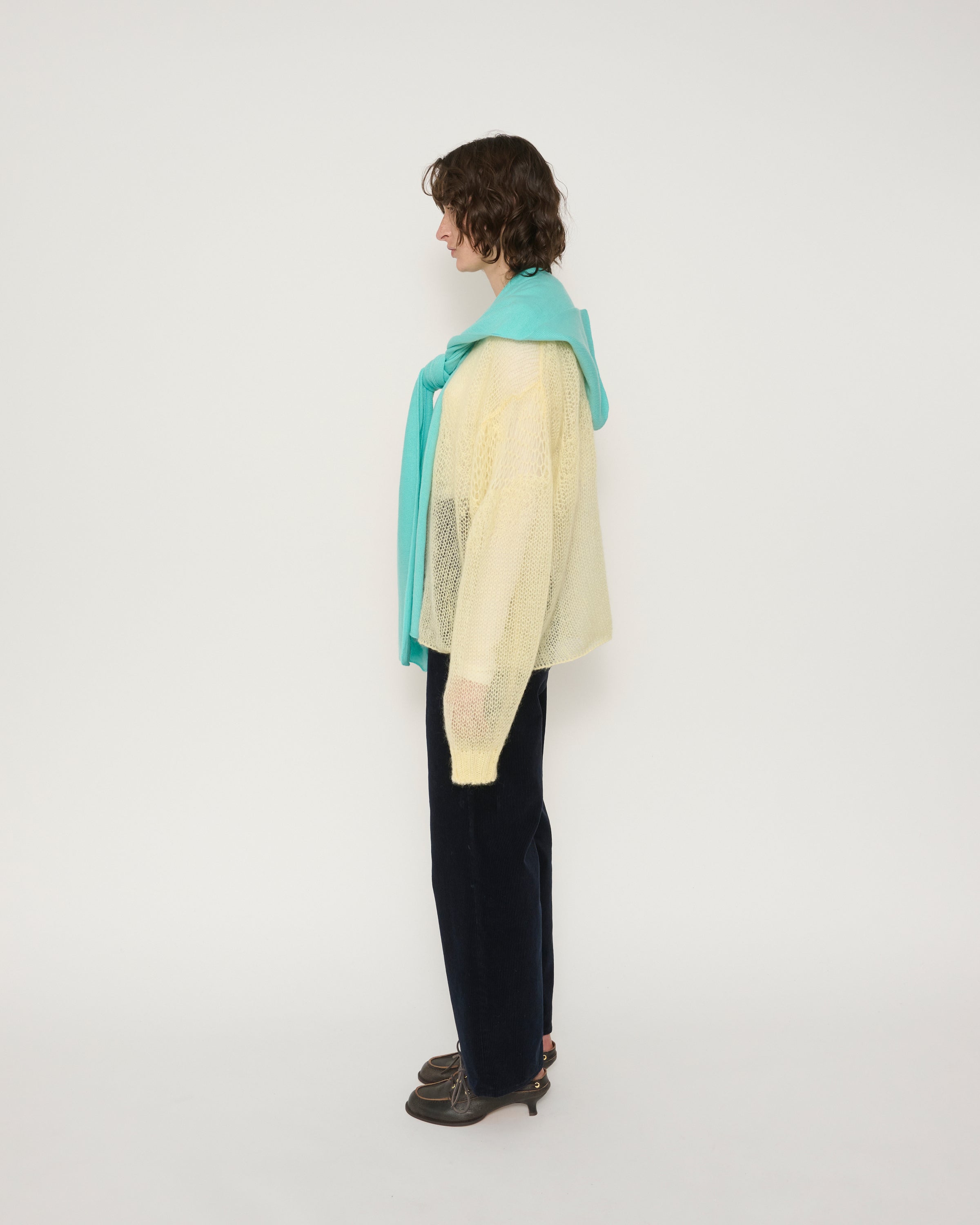 JANE SMITH (ジェーンスミス) MOHAIR CREW NECK SWEATER MINT | HAKU