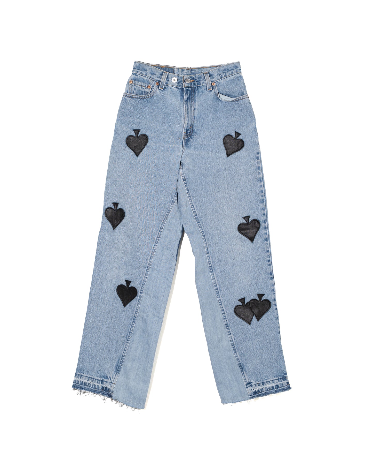 SPADE PATCH BAGGY REMAKE DENIM - BLUE