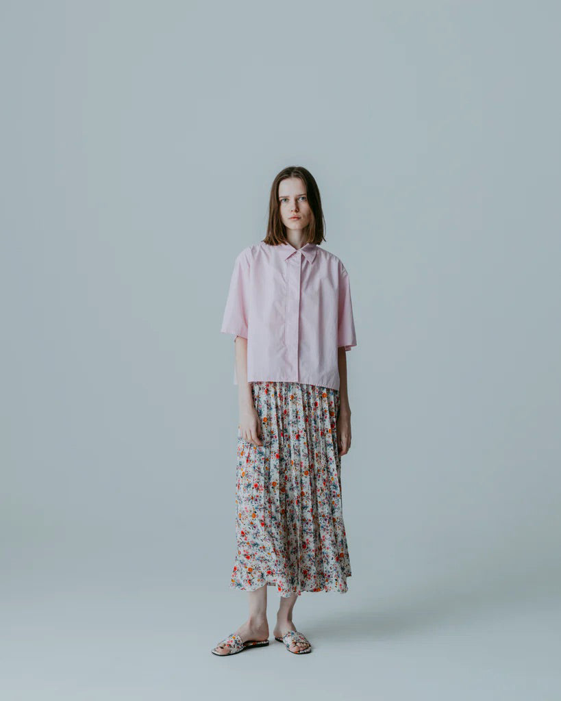 FRY FRONT HALF SLEEVE SHIRTS - PINK