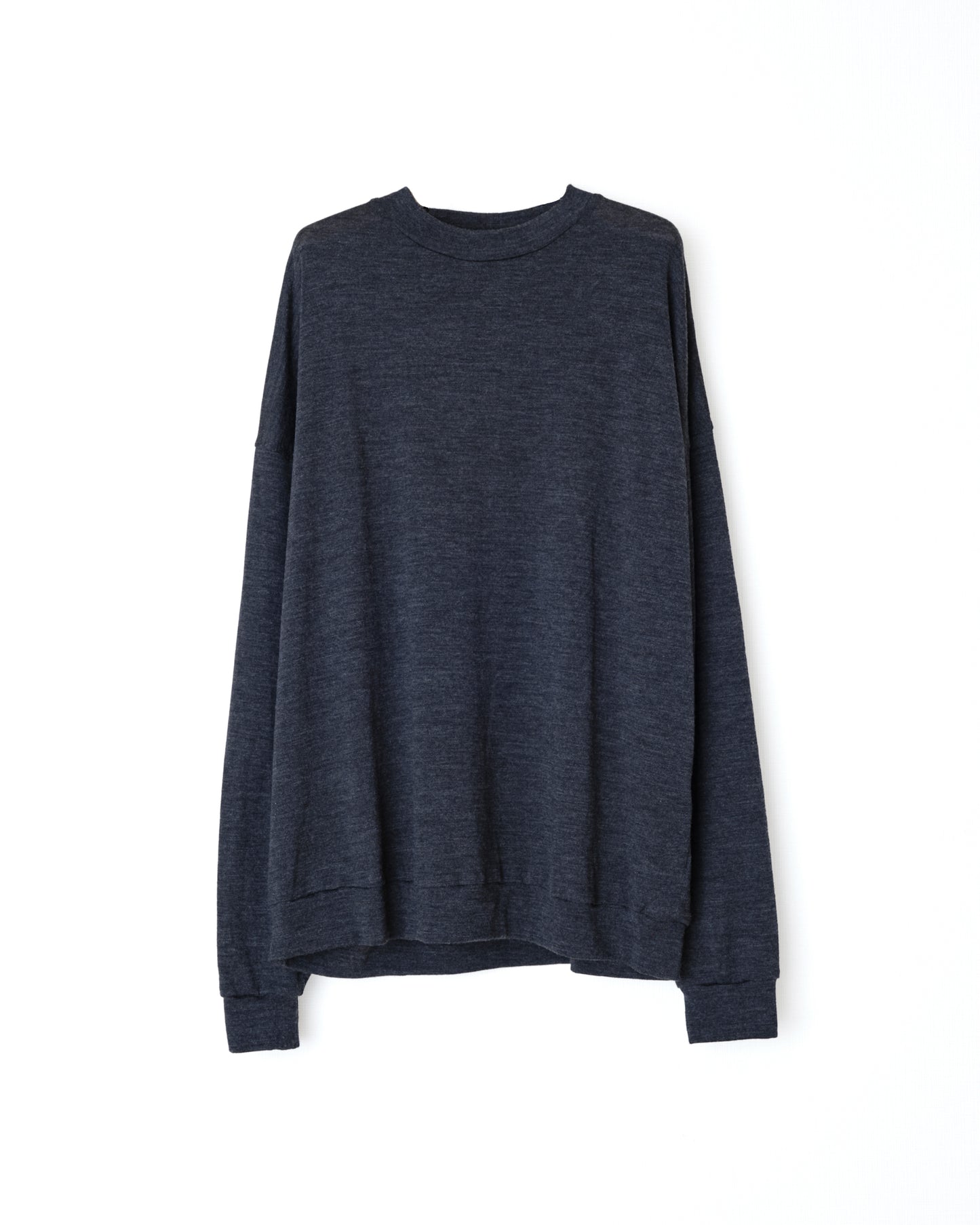 WOOL JERSEY PULLOVER - GRAY