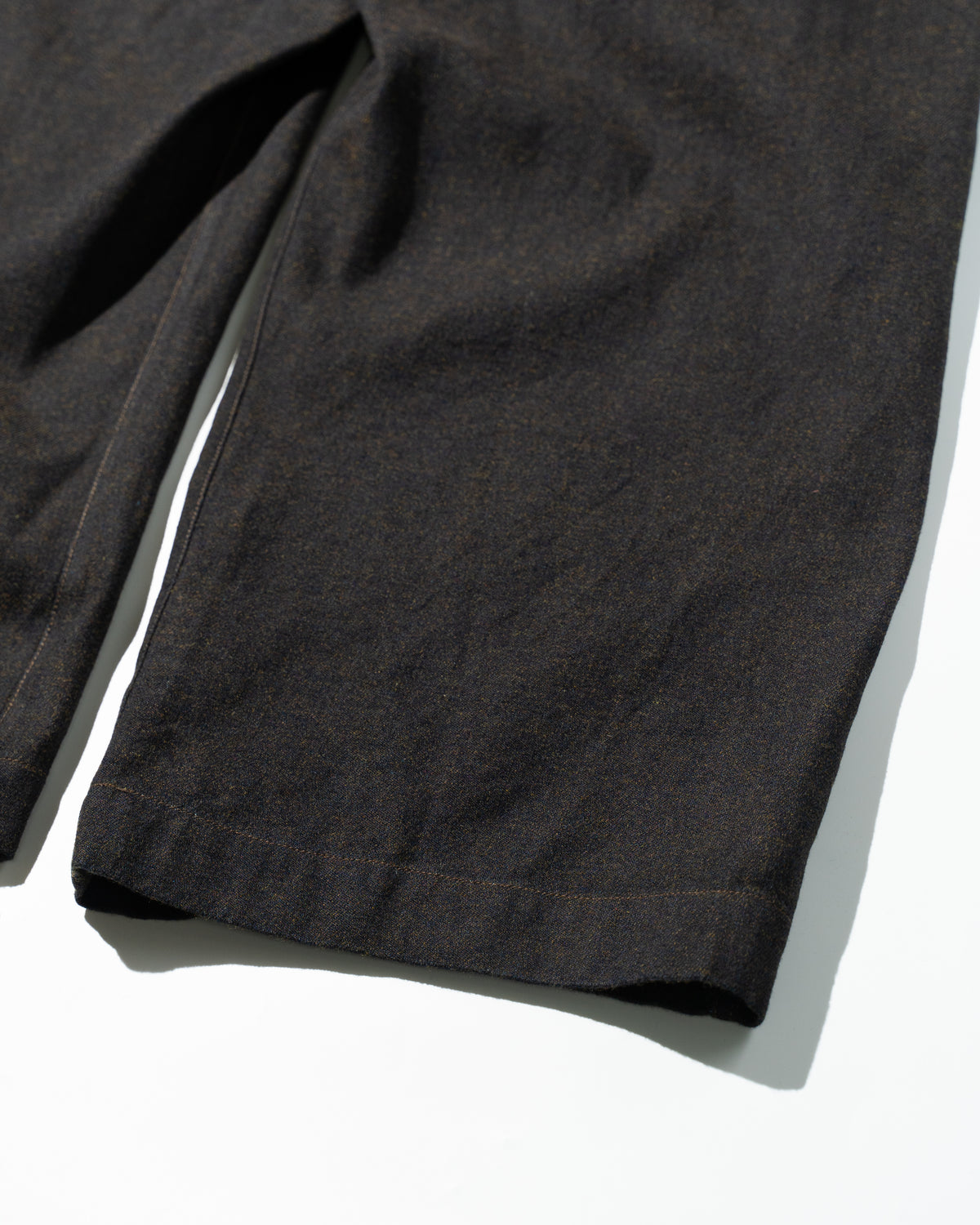 JUMP SUIT C/W DENIM - DARK BROWN