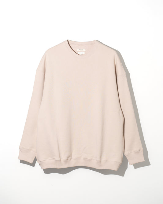 CREW NECK SWEAT - BEIGE
