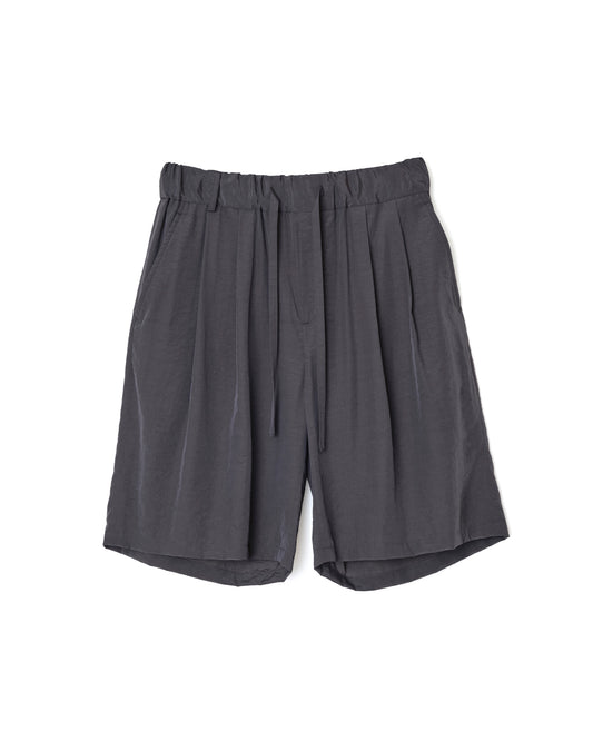 SALT SHIRNK CUPRO HALF PANTS - BROWN