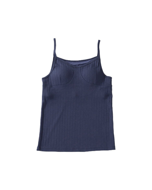 PICO STRAP CUP CAMI - B/GRAY