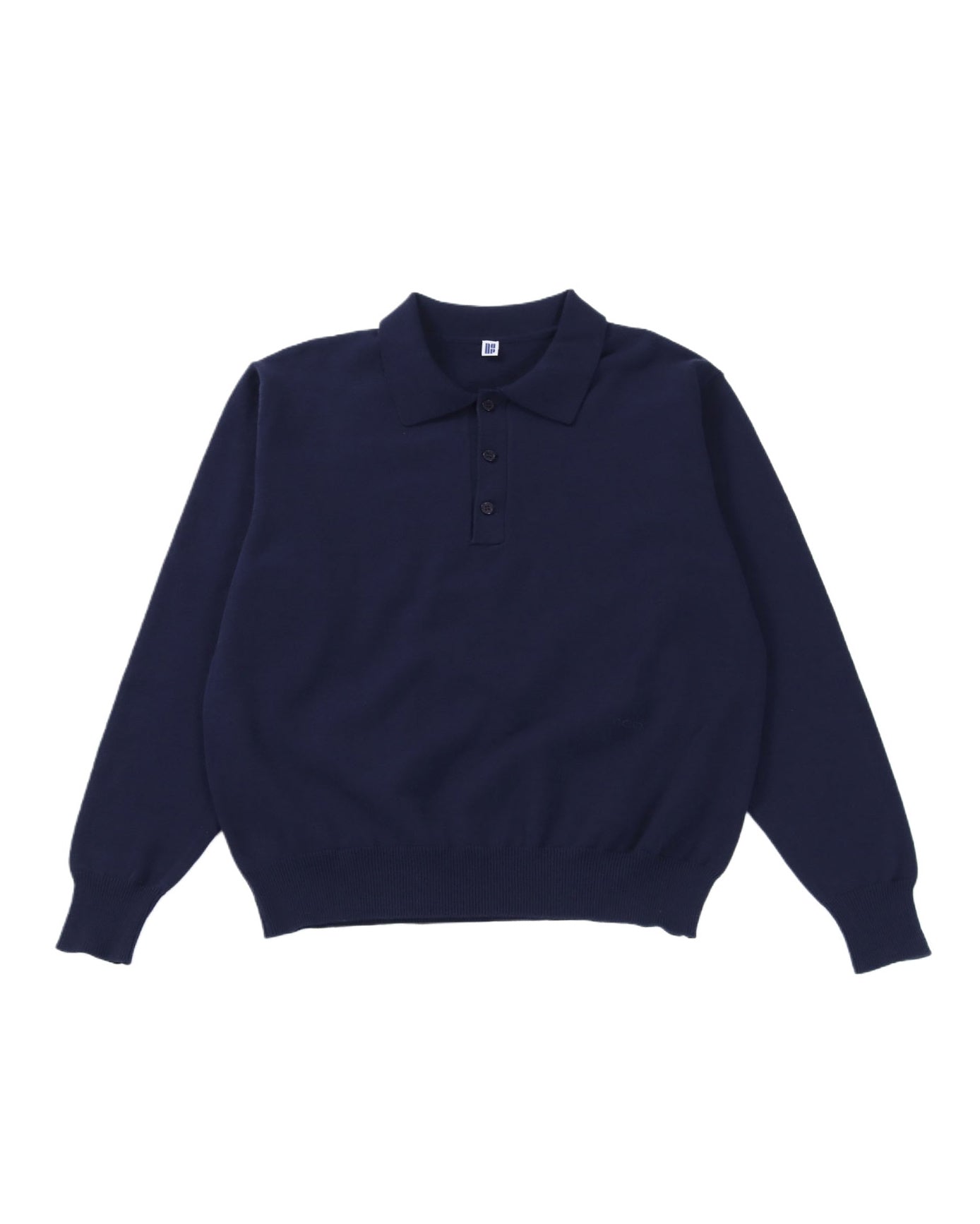 MUTED POLO KNIT - NAVY