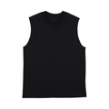 36G HIGH TWIST SLEEVELESS TEE - BLACK