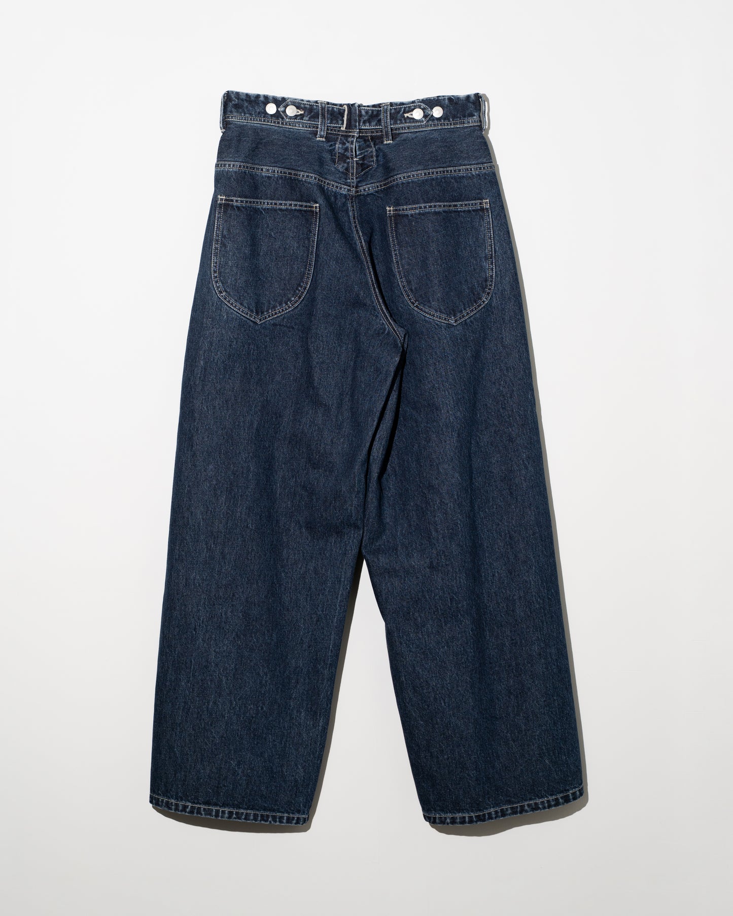 TWO-TONE DENIM BACK ADJUST PT - SAX BLUE
