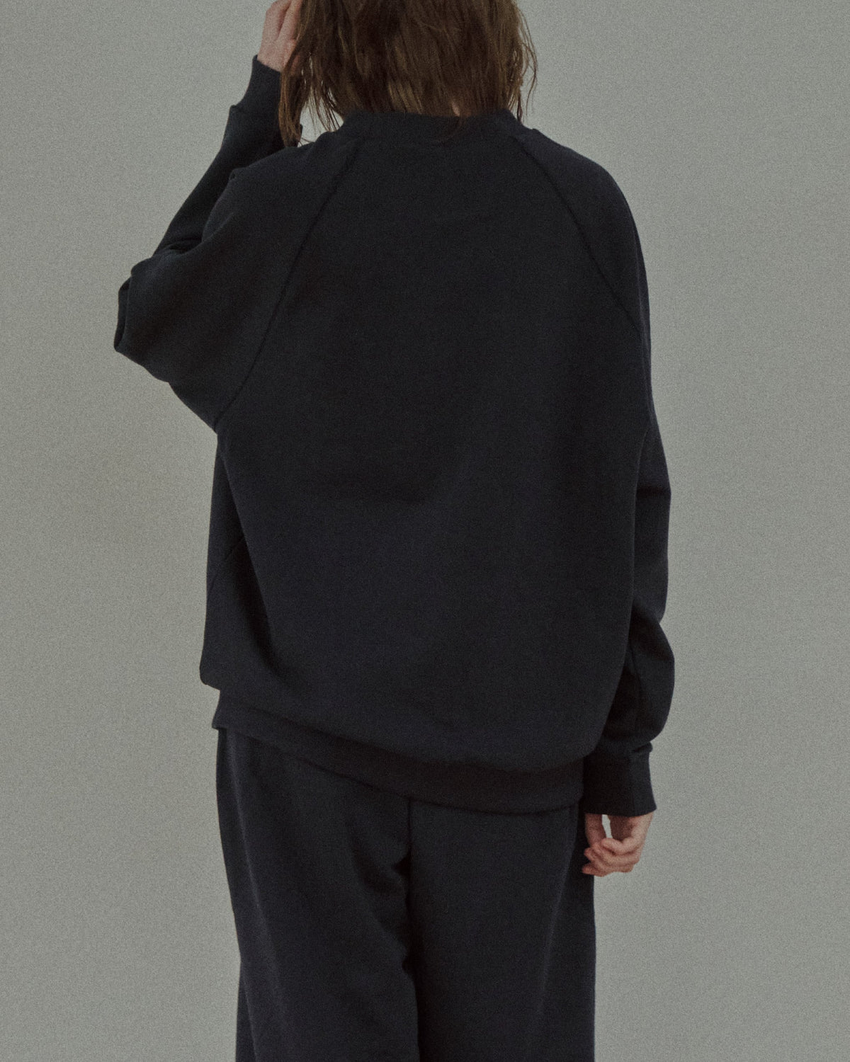 SQUARE LOGO RAGLAN PO - ECRU