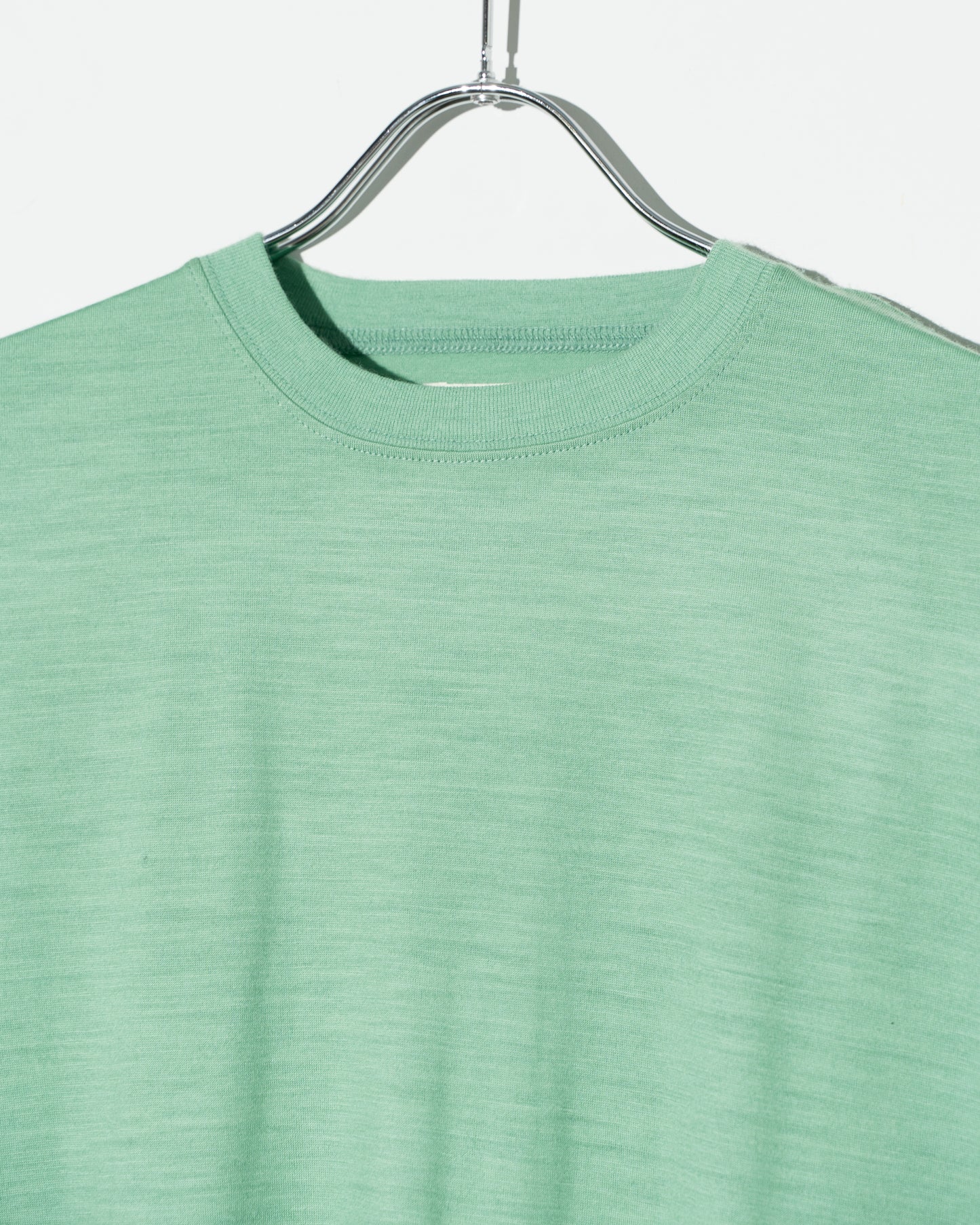 WOOL S/S T-SHIRT - GREEN