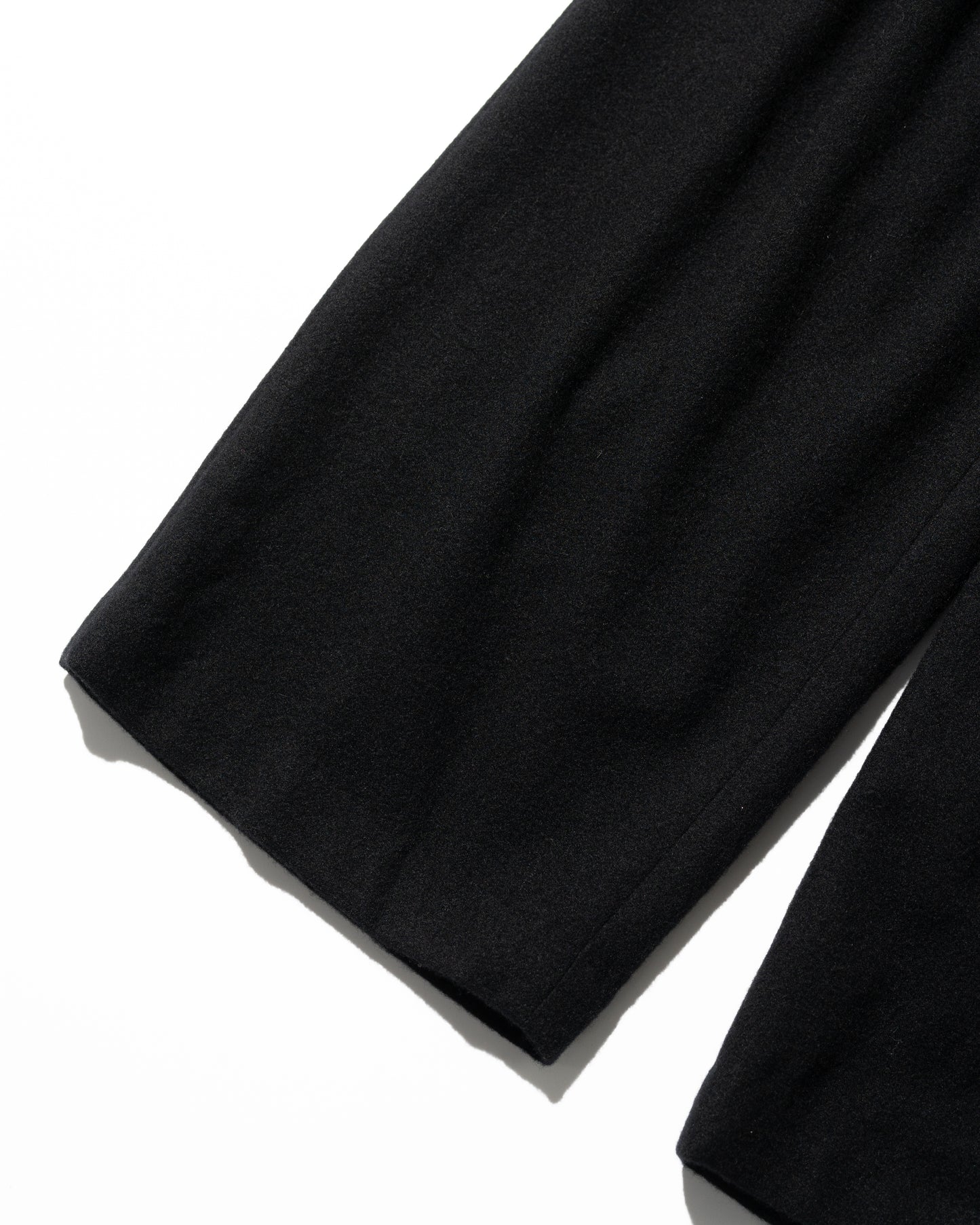 CASHMERE WIDE PANTS - BLACK