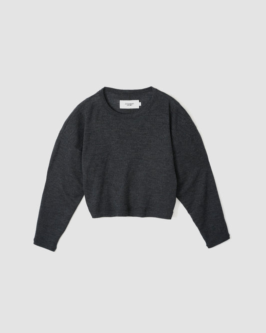WOOL RIB P/O - GRAY