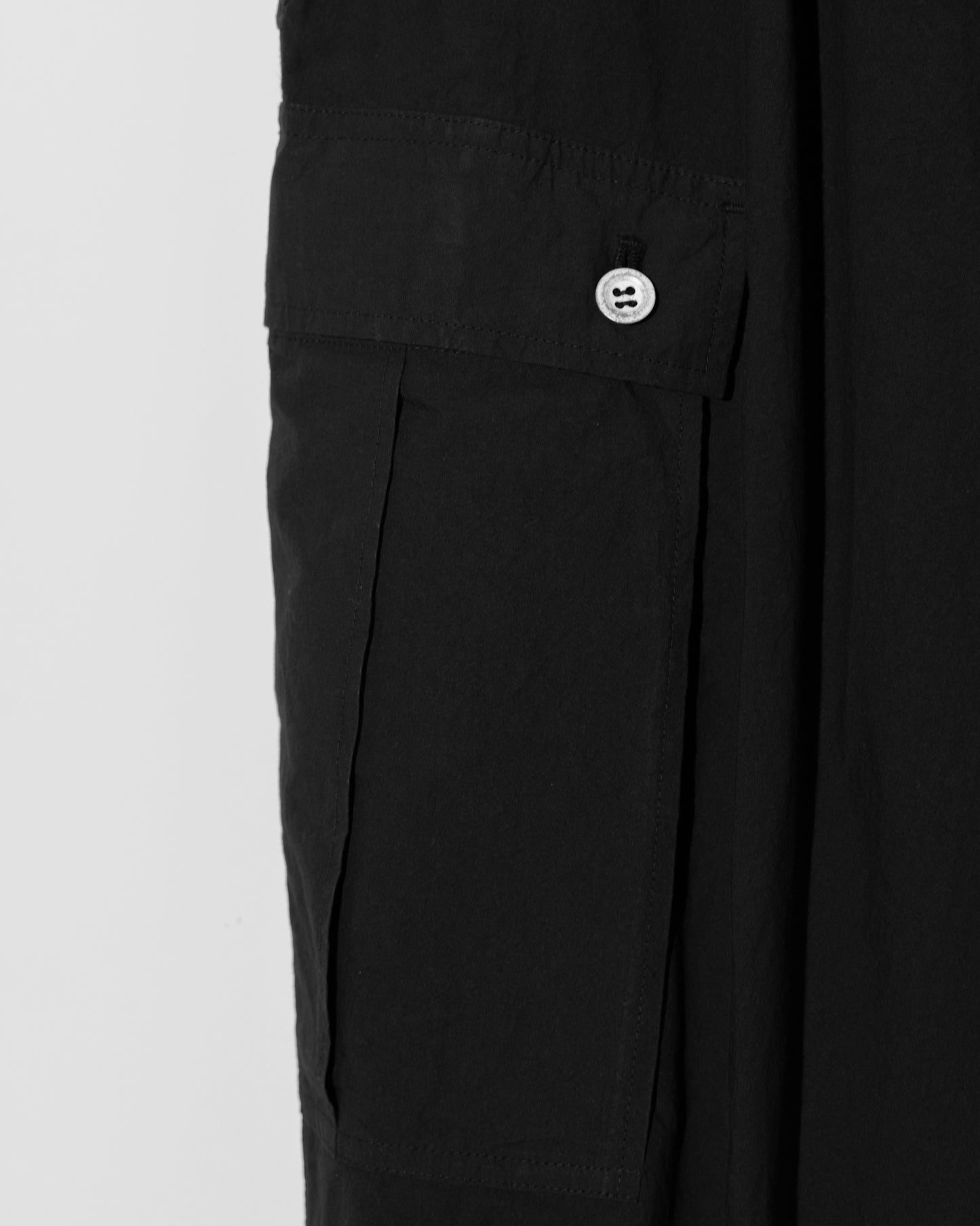 CARGO PT/COTTON - BLACK