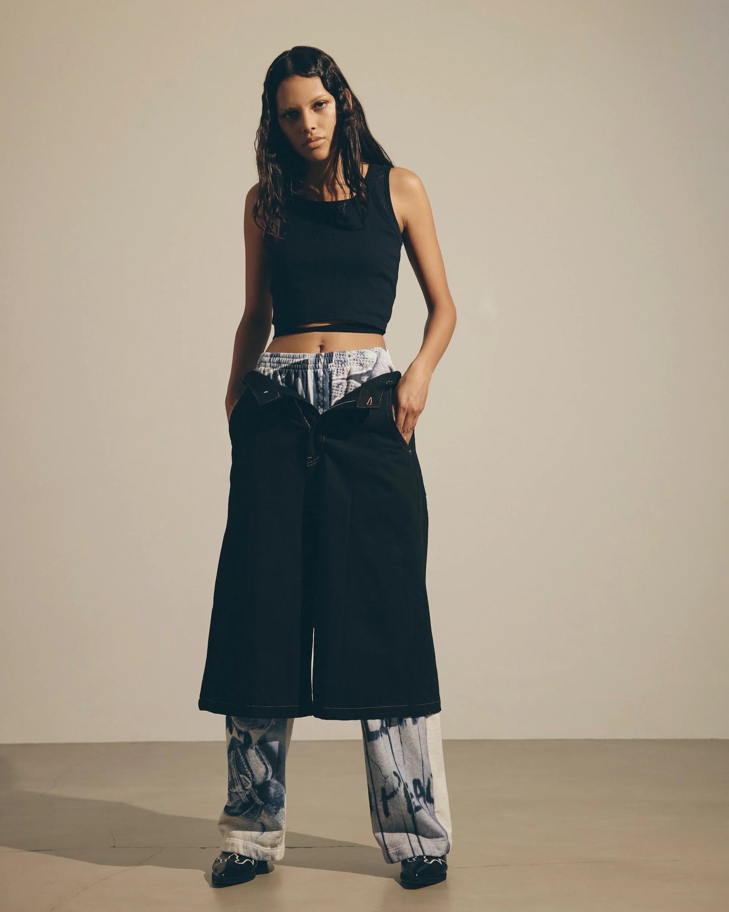 BOUNDLESS CONTRAST SWEAT PANTS - BLUE