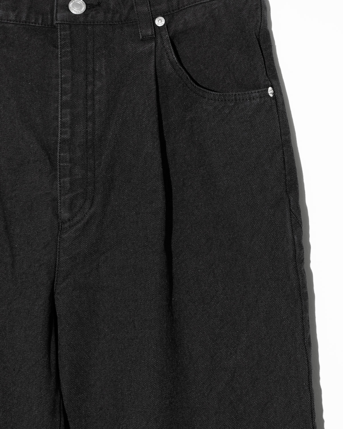 FIVE POCKET DENIM - GRAY BLACK