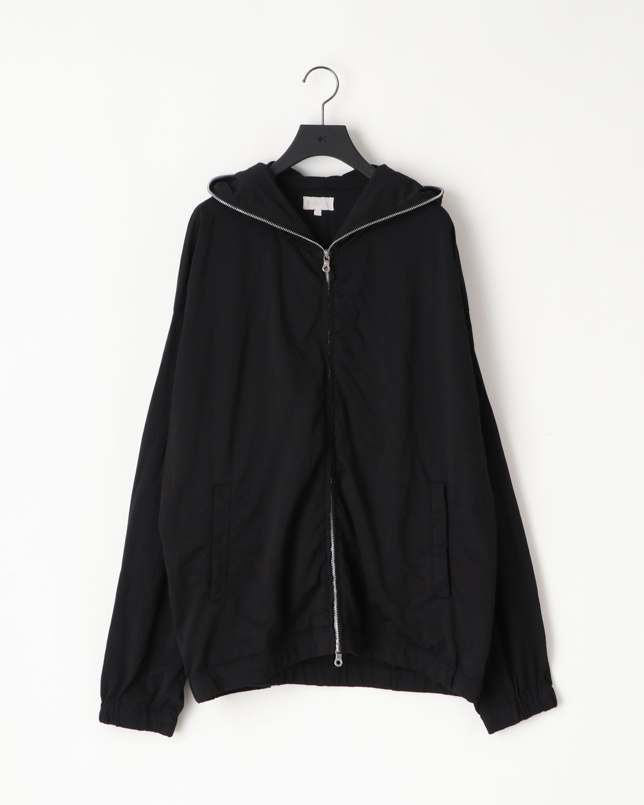 36G NYLON HOODIE - BLACK DYE