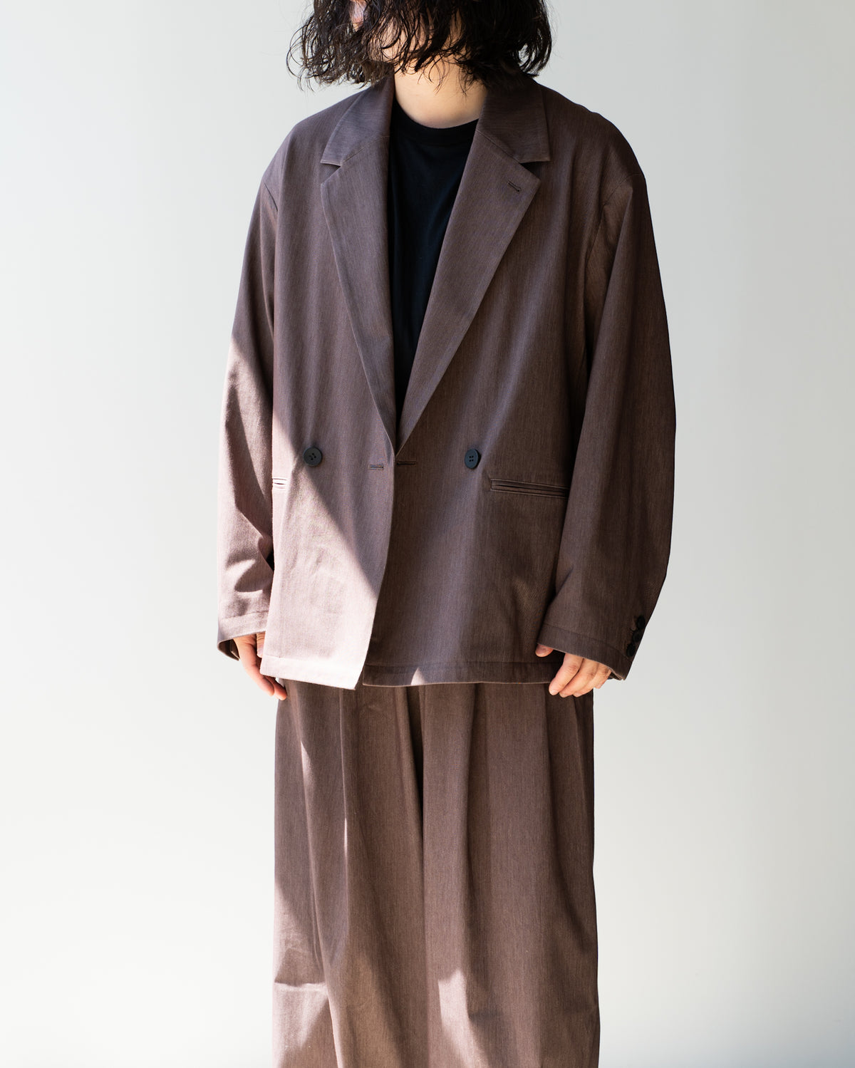 46G SOLARO DOUBLE JACKET - BROWN BEIGE