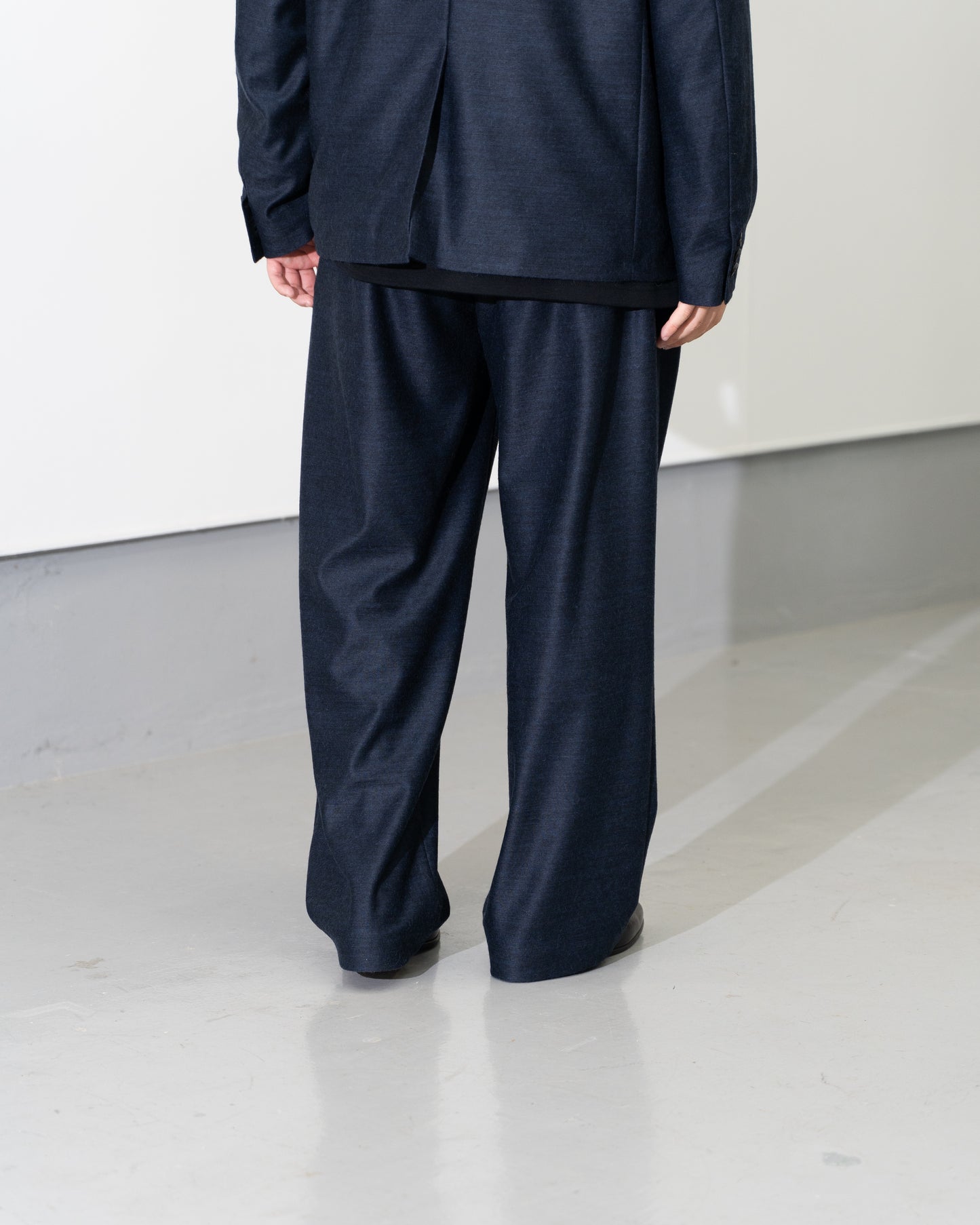 24G MOHAIR TROUSER - NAVY