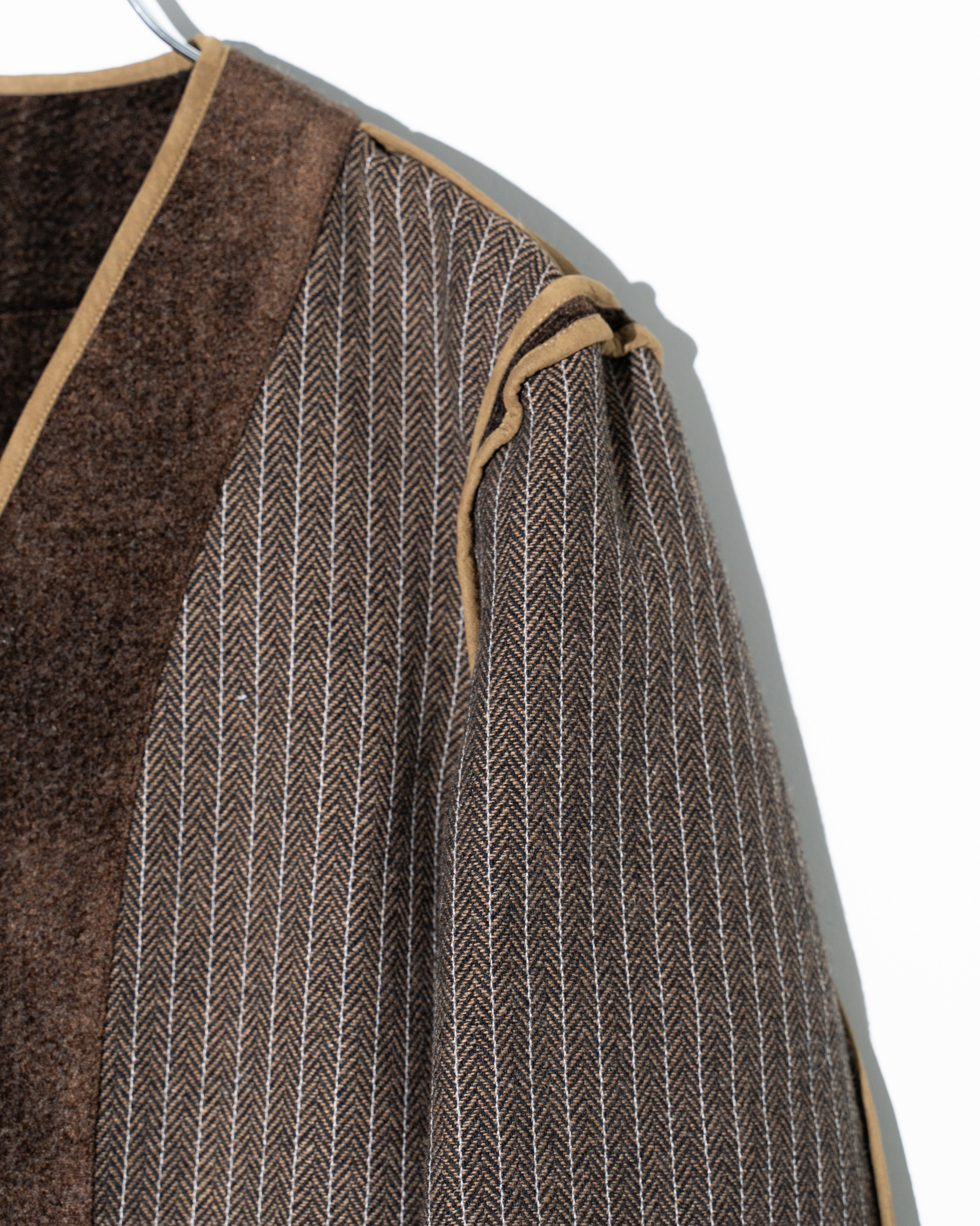 Nomàt (ノマット) REVERSIBLE JK / NEEDLE WOOL BROWN | HAKU公式通販