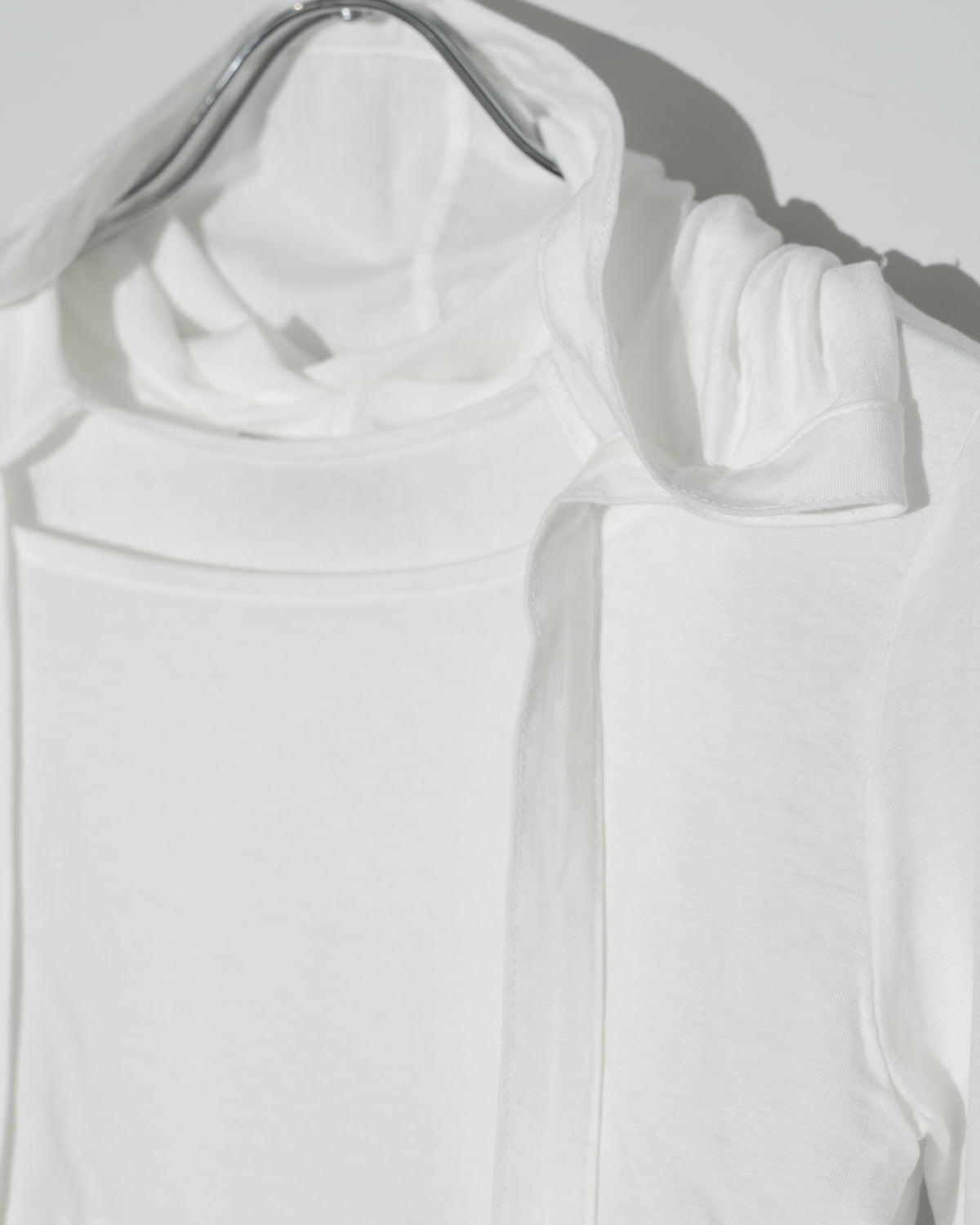 HOODIE SET TOP - WHITE