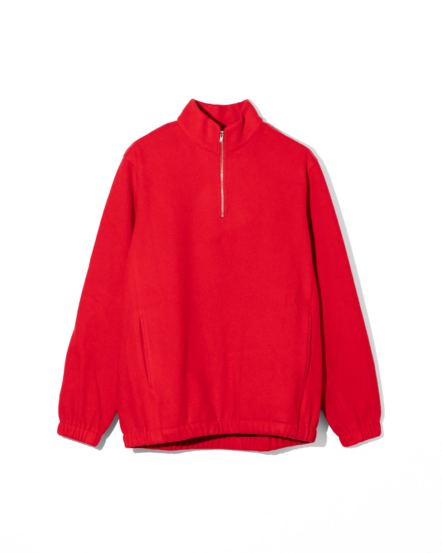 Brushed wool pullover - navy