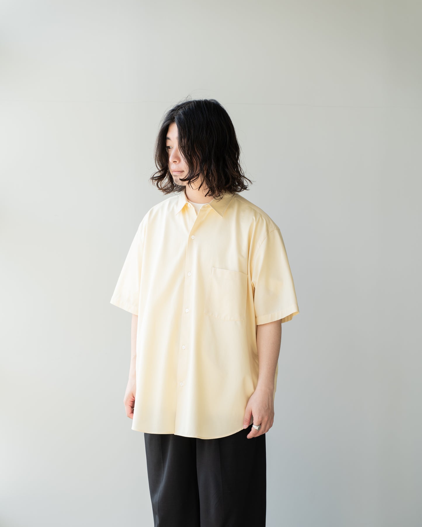 46G ATMOSPHERE SS SHIRT - LIGHT YELLOW