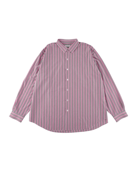 46G STRIPE ATMOSPHERE SHIRT - PINK BLACK