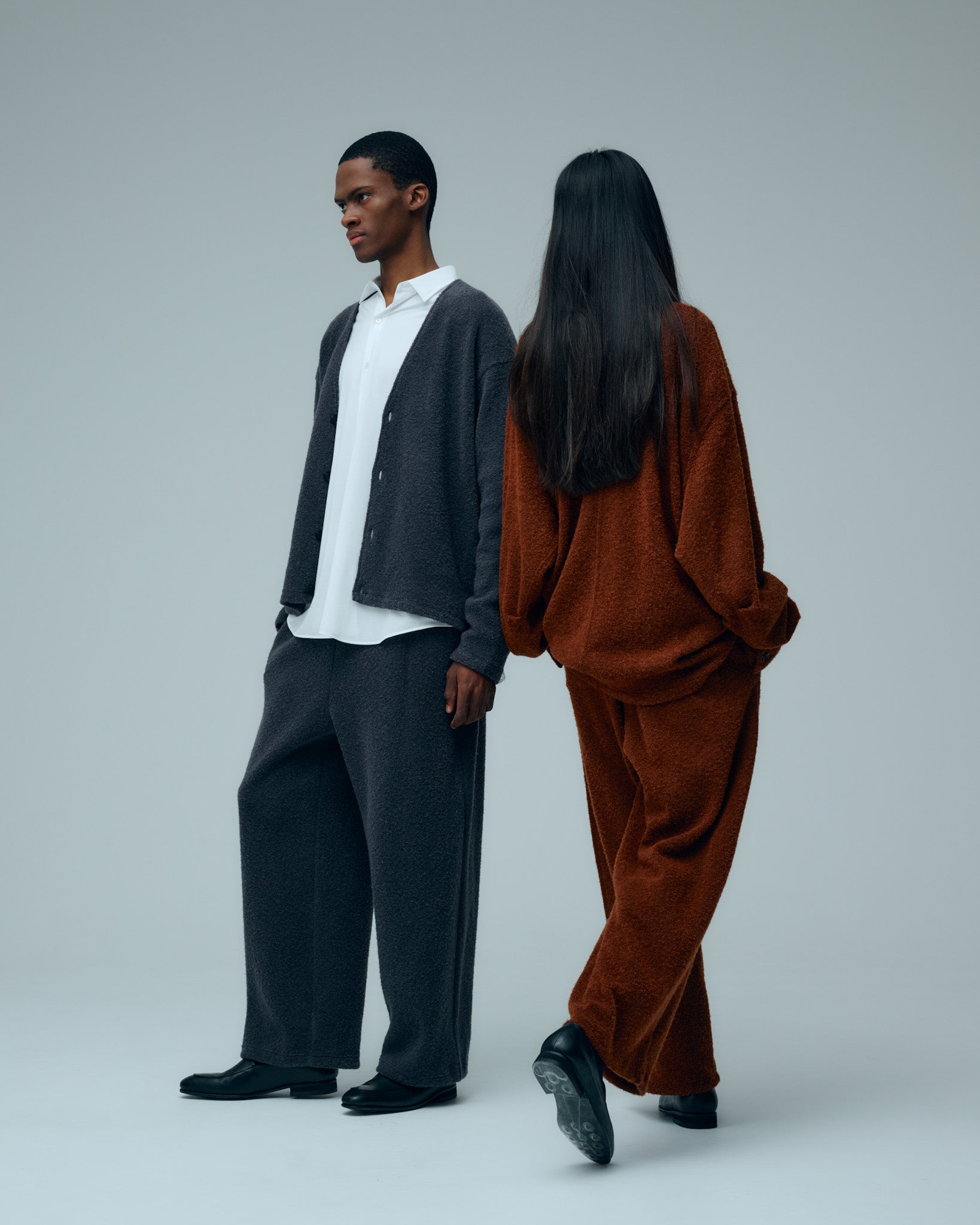 ウェア masansa0901 イージーケア】リネン混マキシフレアワンピース（ワンピース