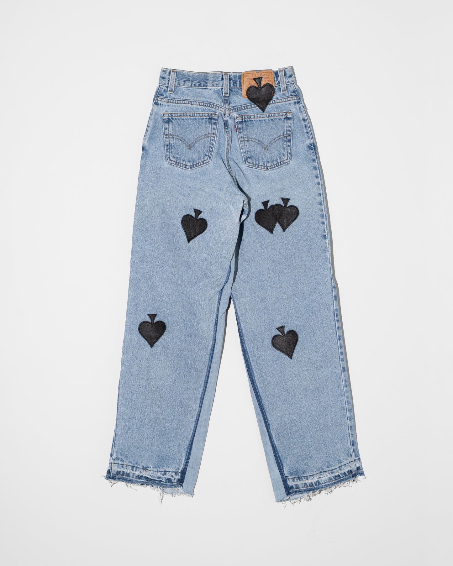 SPADE PATCH BAGGY REMAKE DENIM - BLUE