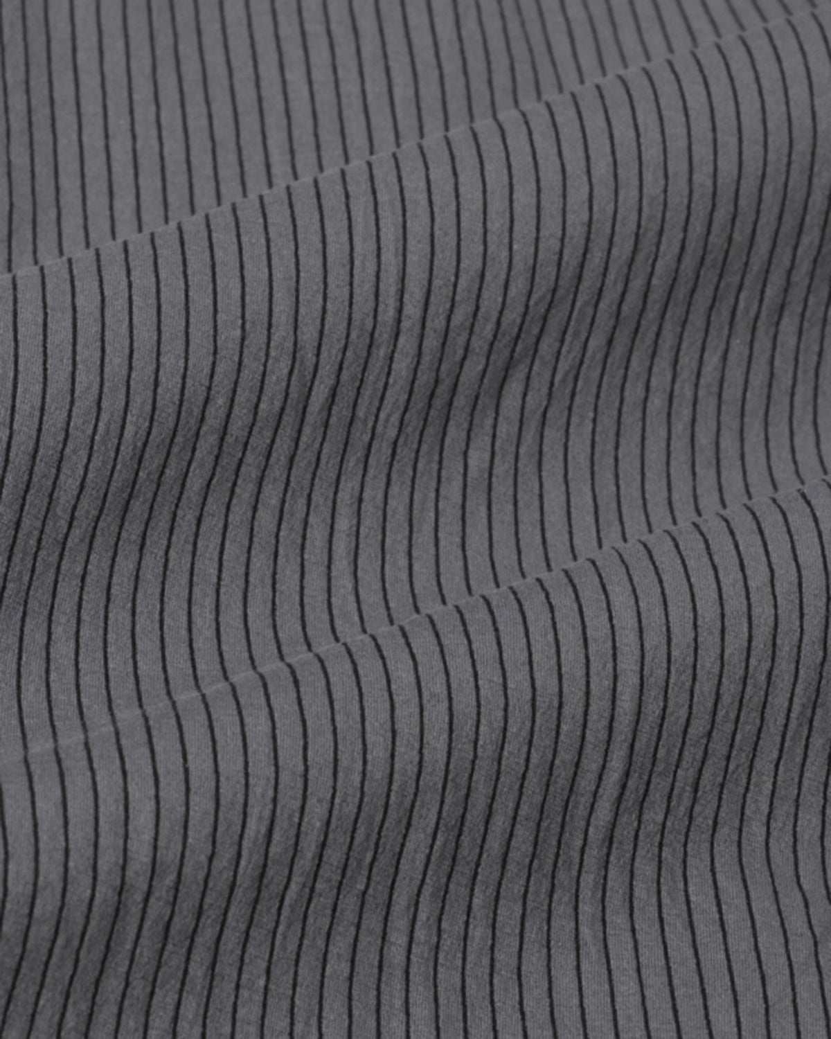 46G ARTISAN STRIPE SHIRT - CHARCOAL BLACK DYE