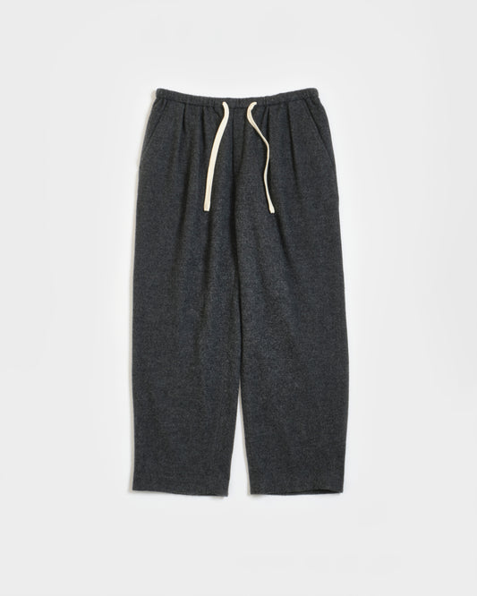 CASHMERE RELAX PANTS - CHARCOAL GRAY