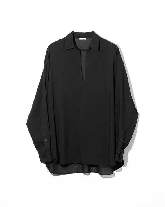 SUPERIOR COTTON SKIPPER SHIRTS - BLACK