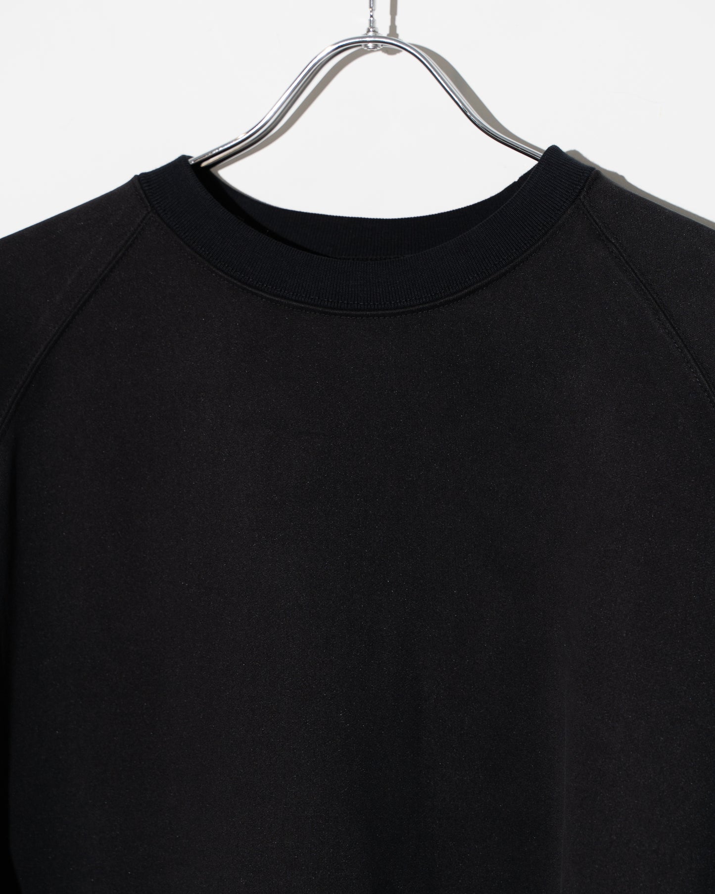 28G CUPRO RAGLAN PULLOVER - BLACK