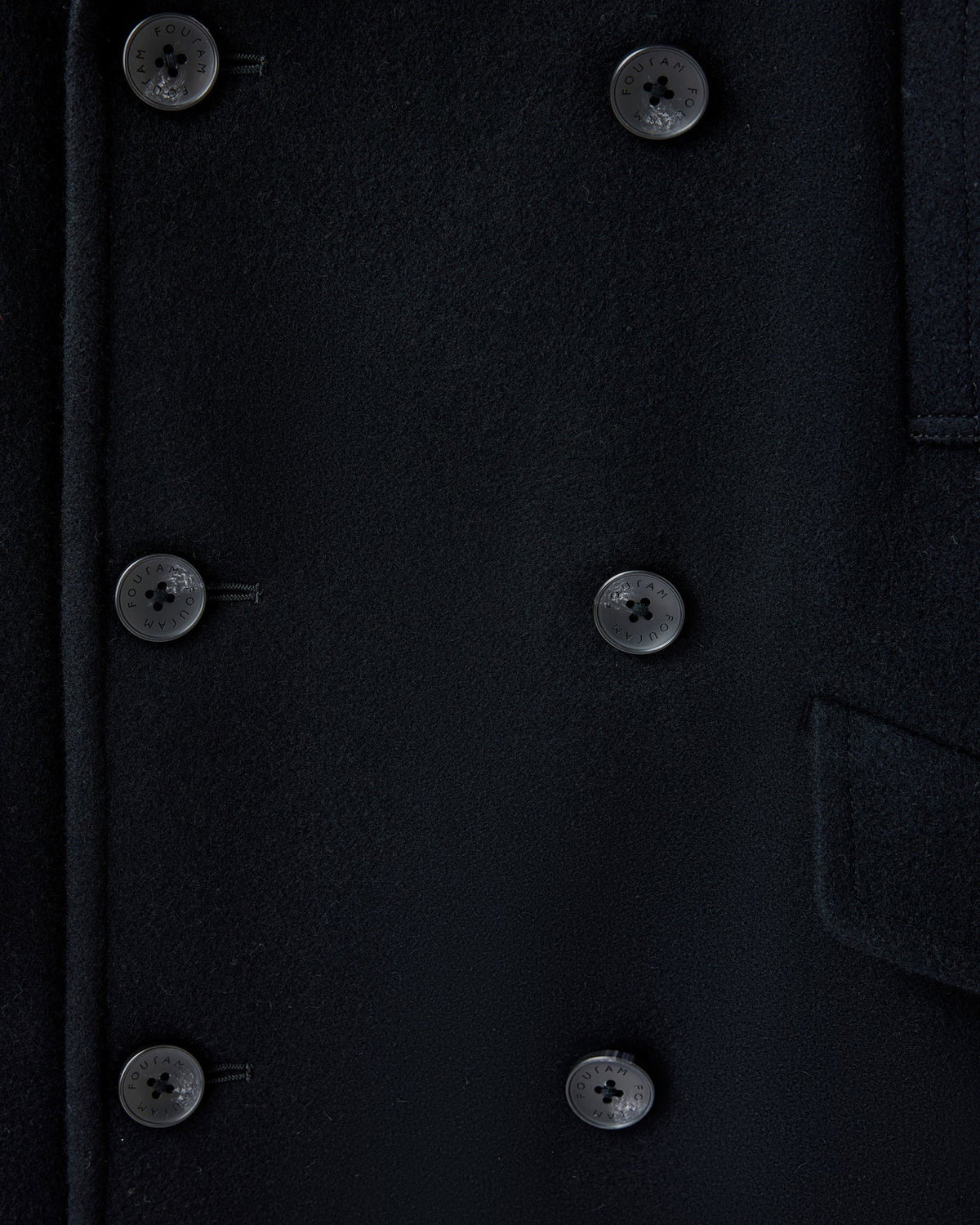 PEA JACKET - BLACK