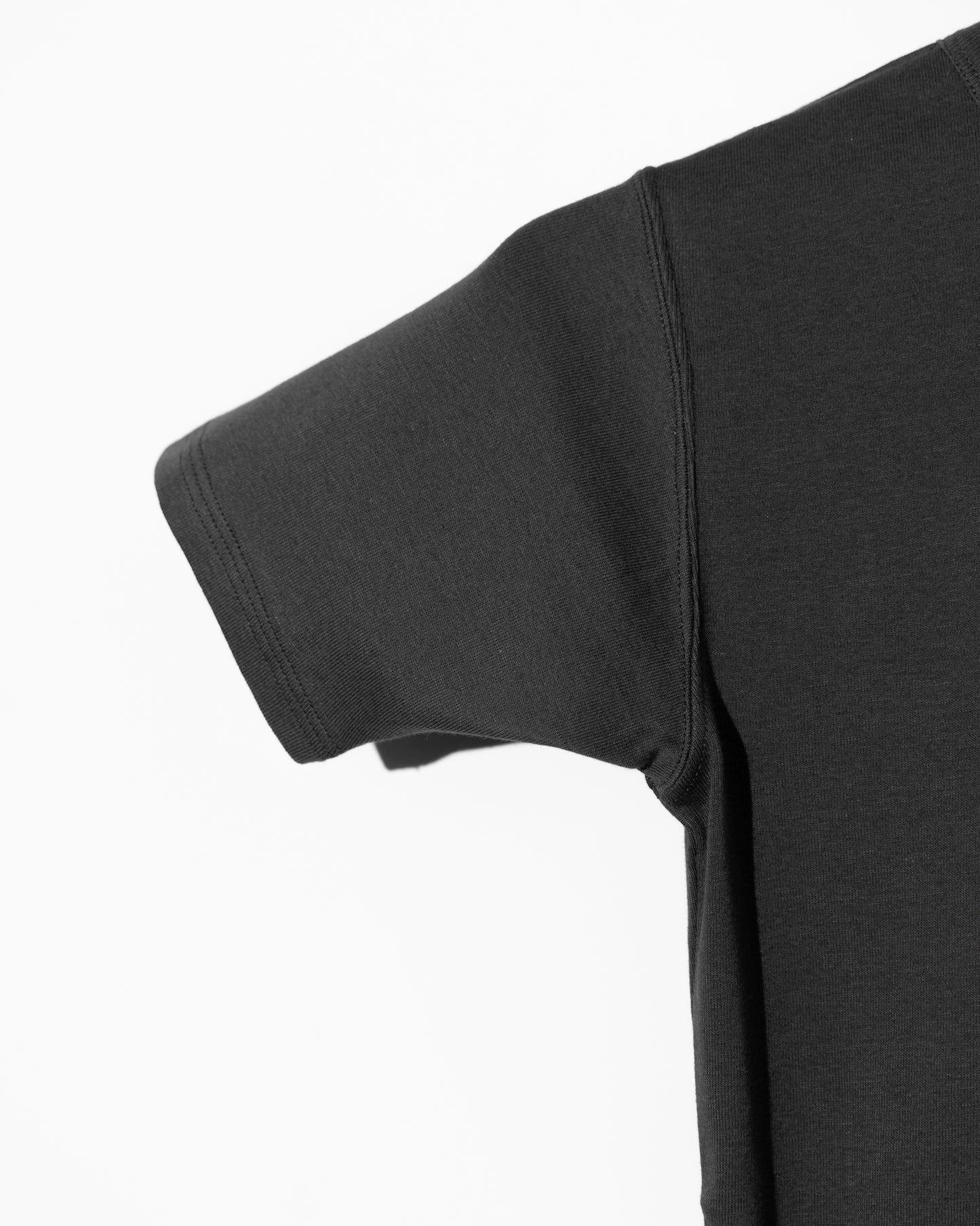 STRAP DETAIL TEE - CHARCOAL