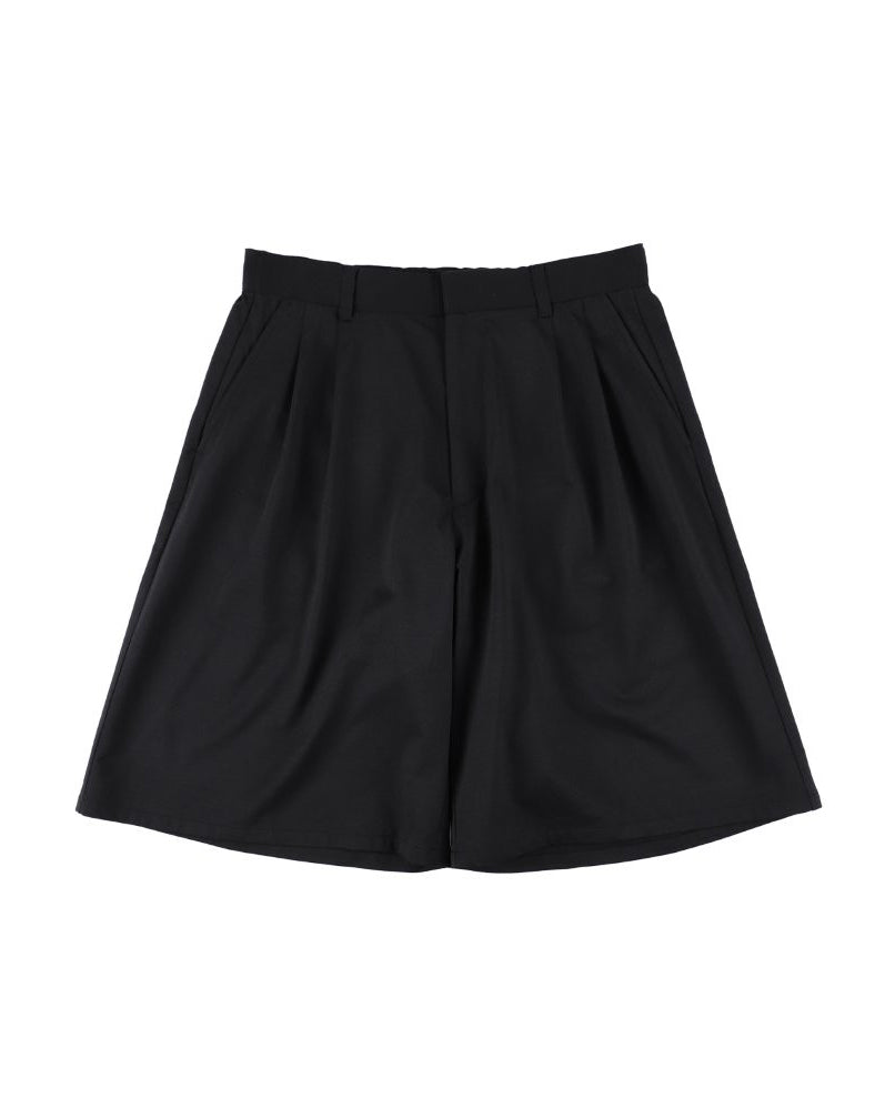 36G WOOL SHORTS - BLACK