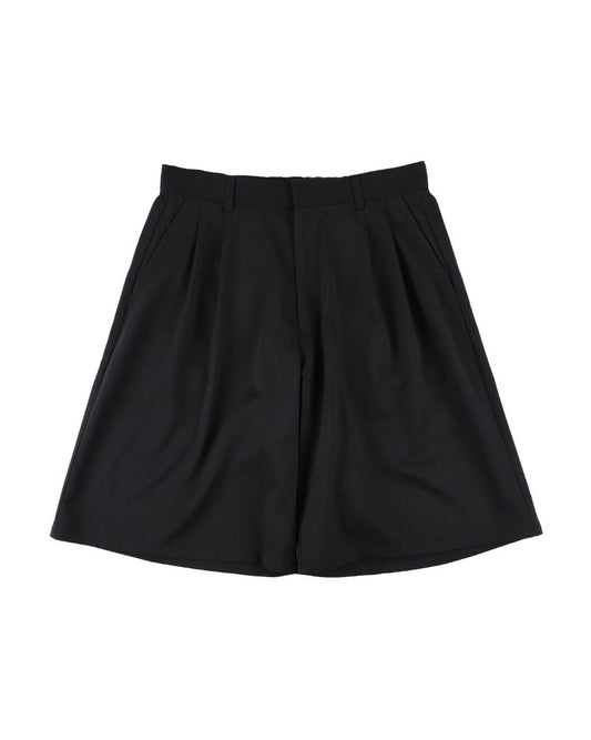 36G WOOL SHORTS - BLACK