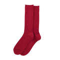 10G WOOL SILKY SOCKS - RED