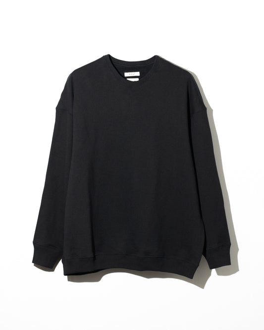 CREW NECK SWEAT - BLACK