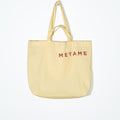 STRIPE LOGO TOTE BAG - YELLOW