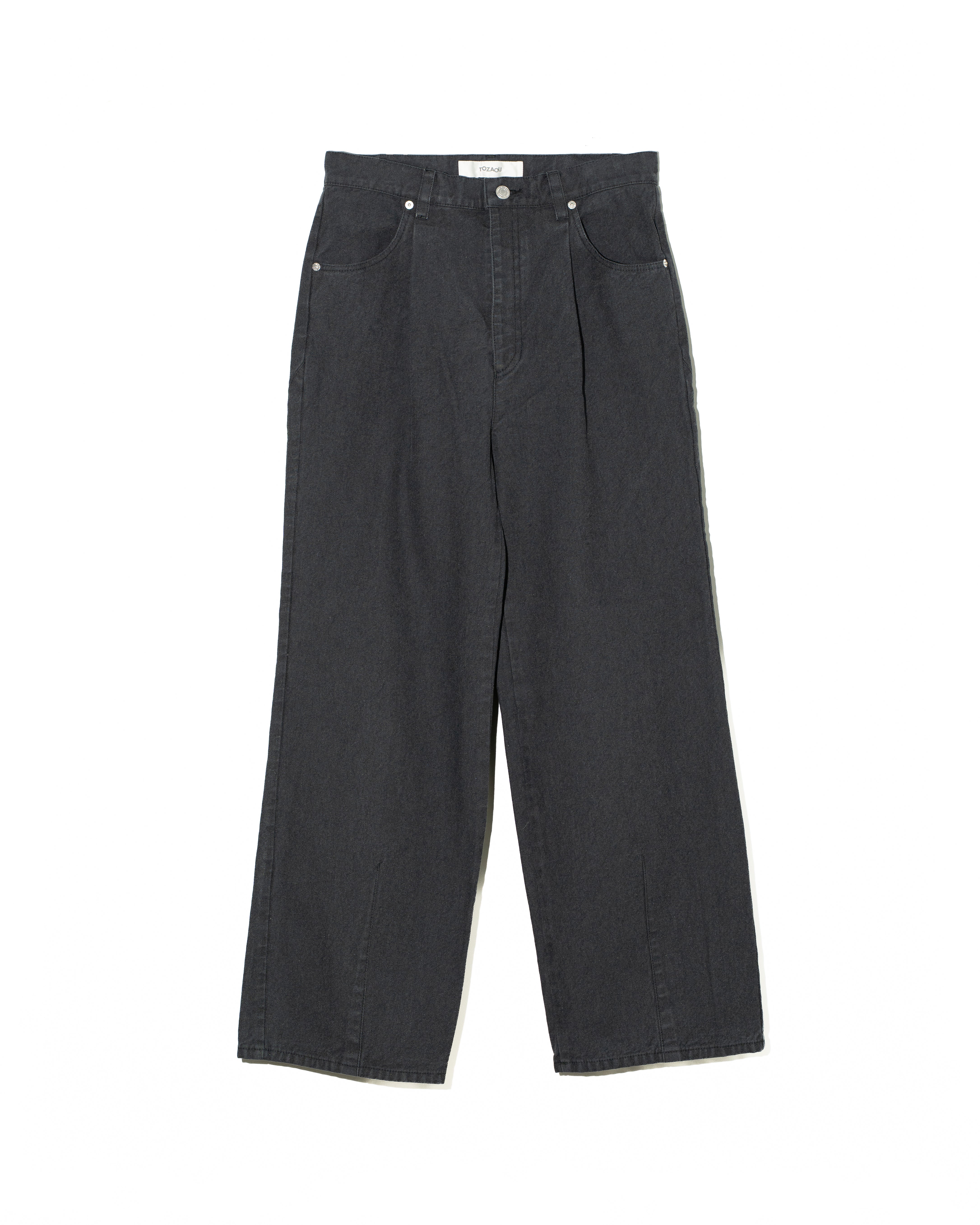 TOZAOU (トザオウ) FIVE POCKET DENIM GRAY BLACK | HAKU 公式通販